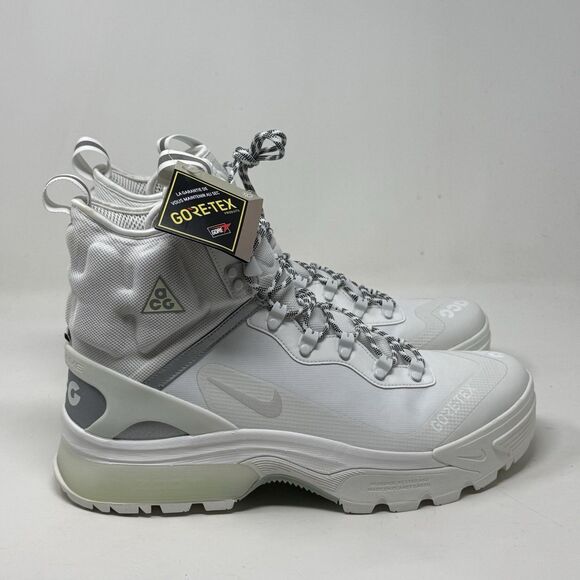 Nike ACG Zoom Gaiadome GoreTex Hiking Boots Mens 13 Summit White Outdoor Winter